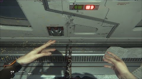 Alien Isolation part 7 hacking the elevator with alien close by no commentary