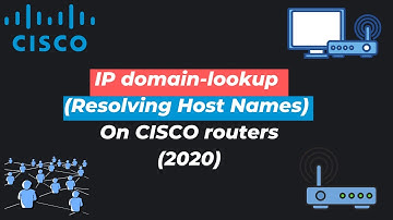 ip domain-lookup (Resolving Host Names) on CISCO routers