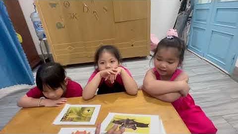 Tiếng Anh Giao Tiếp Phan Thiết: Natalie, Anna and Elsa practice talking about Halloween