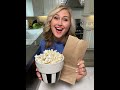 Paper bag popcorn hack
