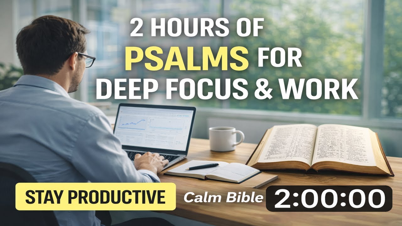 Deep Focus & Productivity with Psalms | Calm Bible Reading - YouTube