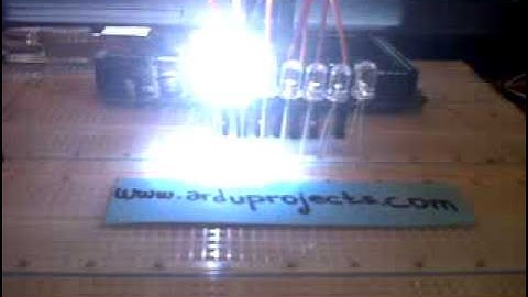 Arduino Projects 10 - Knight Rider