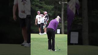 Charley Hull always gets the gallery excited!