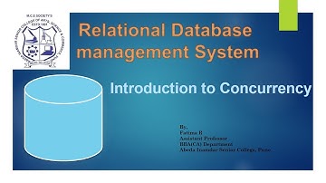 chapter 3 session 4 Concurrent Execution of transcation an and its advantages