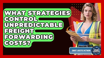 What Strategies Control Unpredictable Freight Forwarding Costs? - Smart Logistics Network