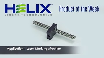Lead screw  for laser marking machine