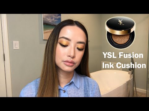 YSL Fusion Ink Cushion Foundation Review and Demo