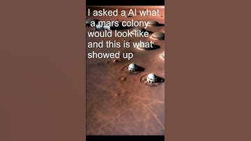 What a mars colony would look like #ai #shorts