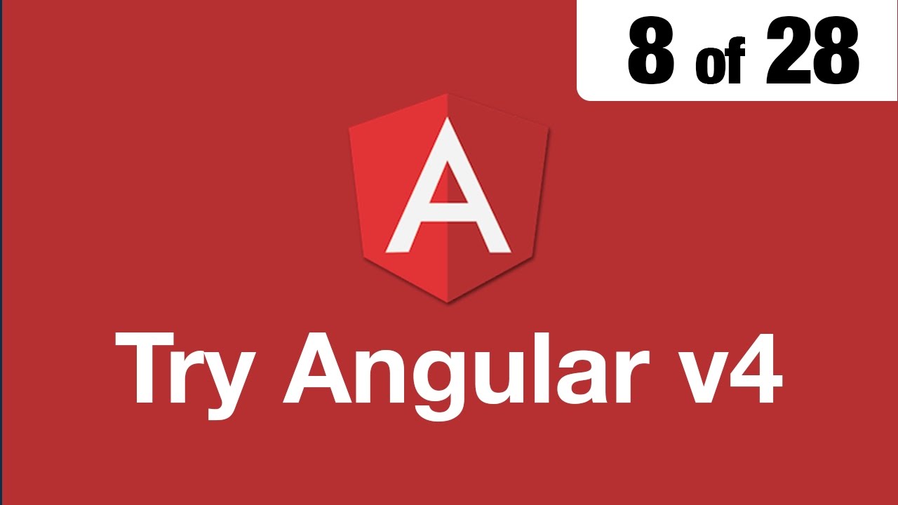 Try Angular v4 // 8 of 28 // Dynamic Routing of Components