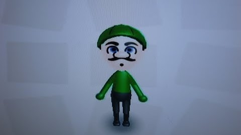 How to make a Luigi Mii