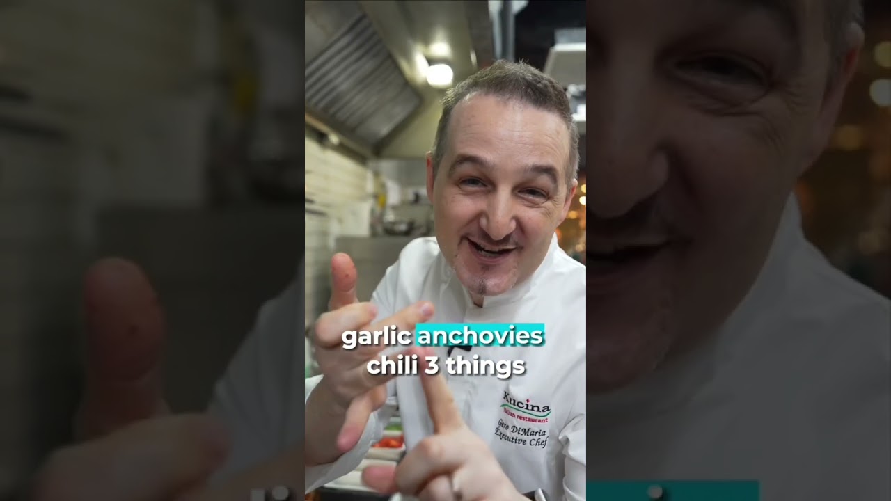 How To Make Aglio Olio with Anchovies 🇮🇹