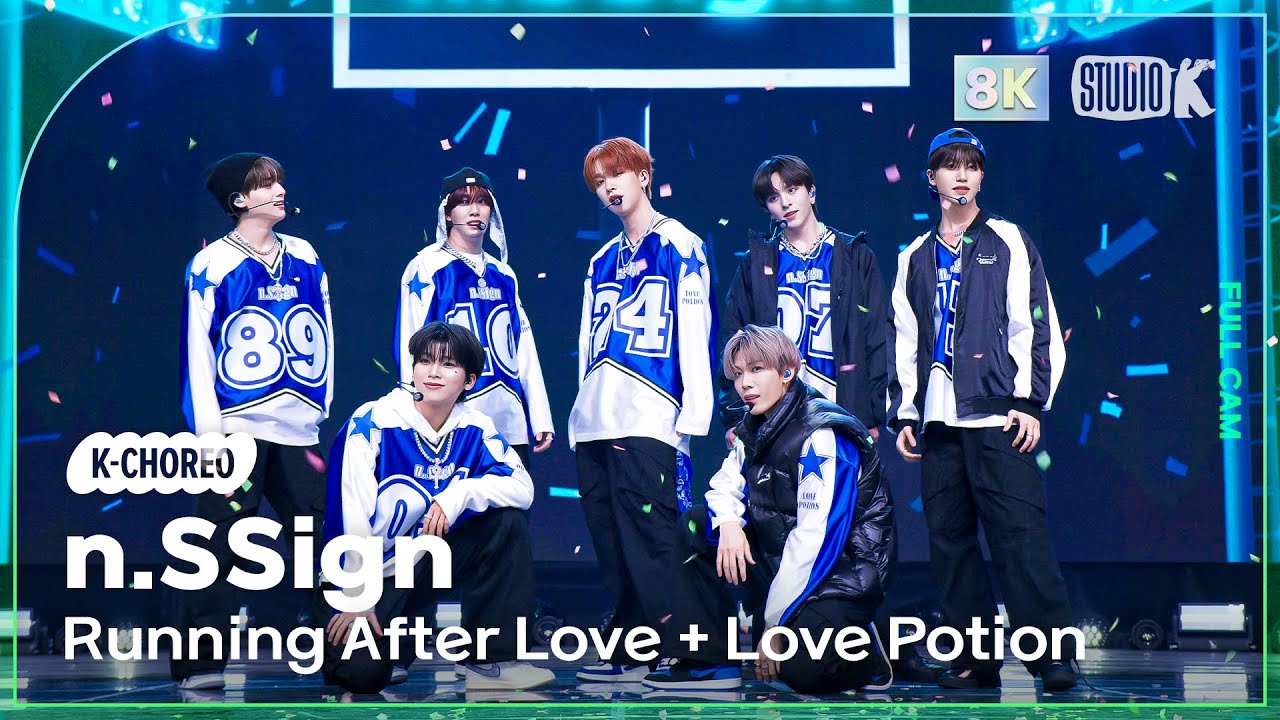 [K-Choreo 8K] 엔싸인 직캠 'Running After Love + Love Potion' (n.SSign Choreography) @MusicBank 250207