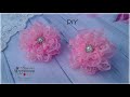 🎀  Бантики из кружева 🎀 Канзаши 🎀 Ribbon bow Kanzashi 🎀 Hand мade 🎀 DIY