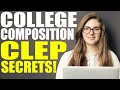 Pass The College Composition CLEP In 7 Days CLEP STUDY GUIDE Pass The College Composition CLEP In 7 Days CLEP STUDY GUIDE