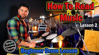 How To read music lesson 2 with practice sheets