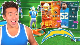 Los Angeles Chargers Theme Team BEST TEAM IN THE NFL Madden 22