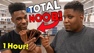 I Tried to Teach a Friend Yu-Gi-Oh in 1 HOUR!