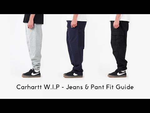 Carhartt W.I.P - Jeans & Pant Fit Guide - YouTube