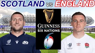 SCOTLAND vs ENGLAND Six Nations 2026 Live Commentary