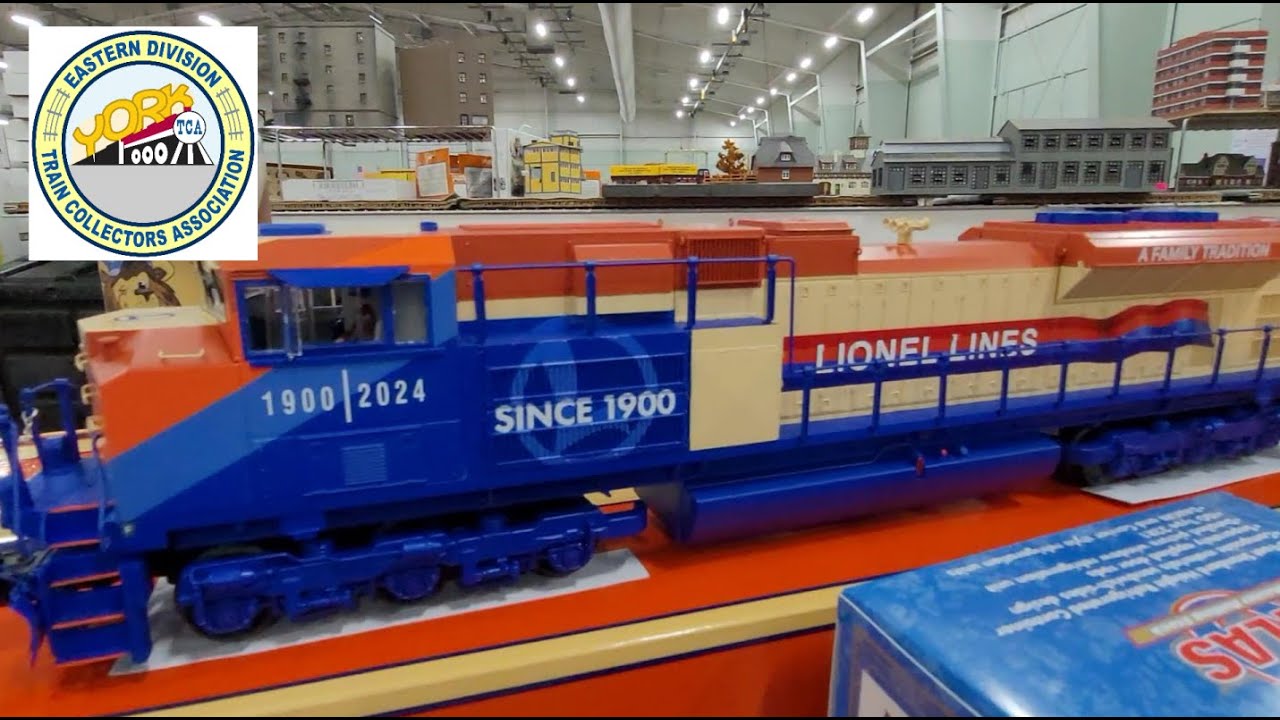 Metca 2024 TCA Spring York METCA TCA Booth & LCCA O Gauge - YouTube
