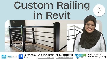 Custom Railing in Autodesk Revit