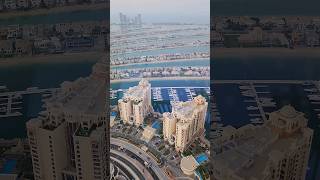 Palm Jumeirah view swimming pool 🇦🇪 #dubai