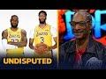 Snoop Dogg talks expectations for LeBron, Anthony Davis and the Lakers | NBA | UNDISPUTED