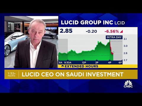 No more price cuts planned at the moment, says Lucid CEO Peter Rawlinson