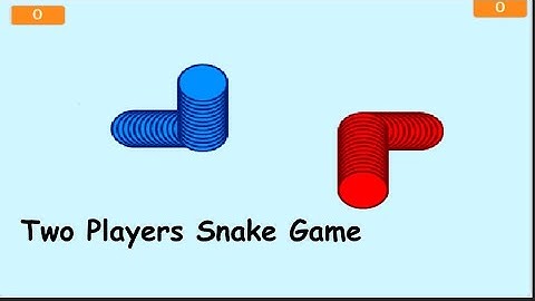 Two Player Snake Game in Scratch. Link in the Description.