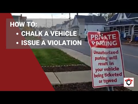 OPSCOM Parking Enforcement Software Demo: Virtual Chalking & E-Citations