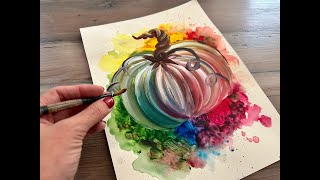 How to Paint Pumpkin | Absolute Beginners | Real-Time Tutorial