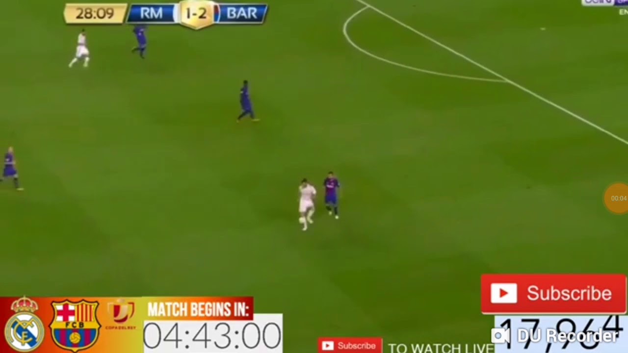 Rm Vs Bar Live Score