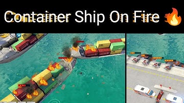 Emergency HQ: Container Ship On Fire #emergencyhq