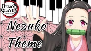 Nezuko Theme Song  Easy Piano  Demon Slayer  Kimetsu no Yaiba