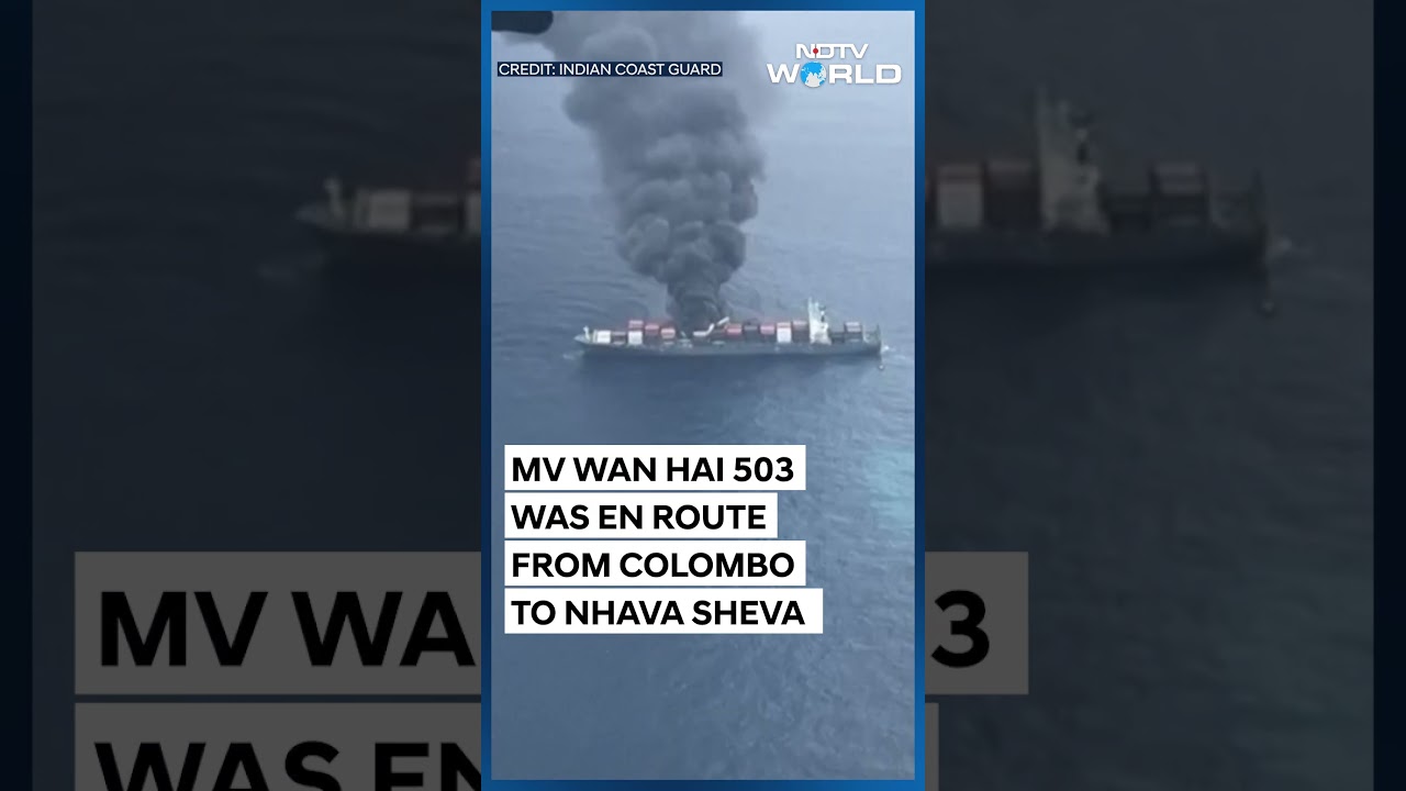 Singapore Ship Explosion | Explosion On Singapore-Flagged Ship Off Kerala Coast