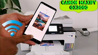 How to Print from Android to Canon Maxify GX2050 | Document & Photo Tutorial