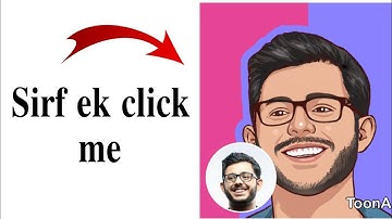 VECTOR ART Editing | Create Cartoon illustrator | Photo to Cartoon effect in ToonApp Tutorial...