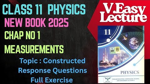 Constructed Response Questions Full exercises Chapter 1 Class 11 New Book Syllabus 2025 