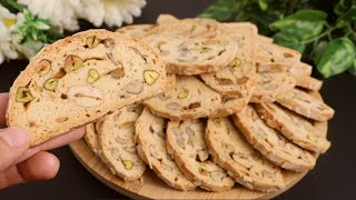 My mom taught me this 100 years old recipe! easy, delicious crispy biscuits! tasty Cantucci !