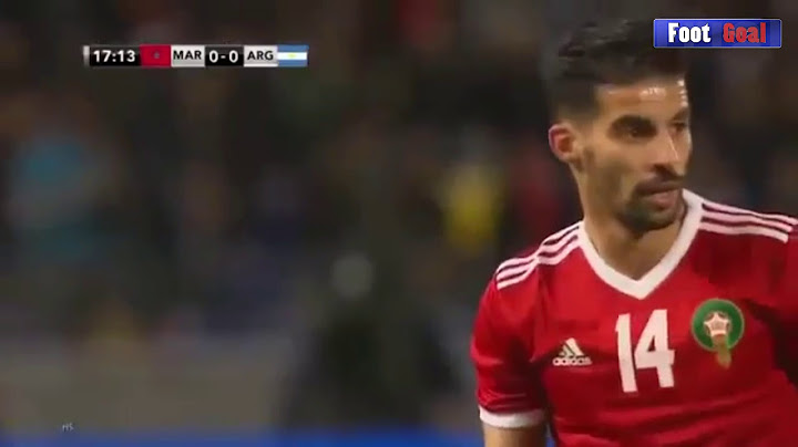 ملخص مباراة المغرب ضد الأرجنتين في غياب ميسي المصاب