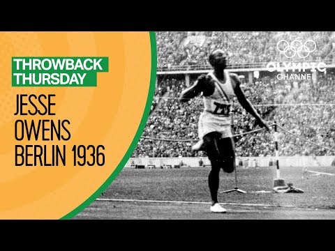 Jesse Owens&#039; Historic Wins at the Berlin 1936 Olympics | Throwback Thursday