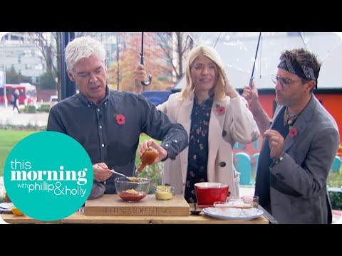 Gino Gate Crashes Phillip's Smokey Ribs Recipe | This Morning