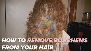How this mom removed Bunchems from daughter's hair