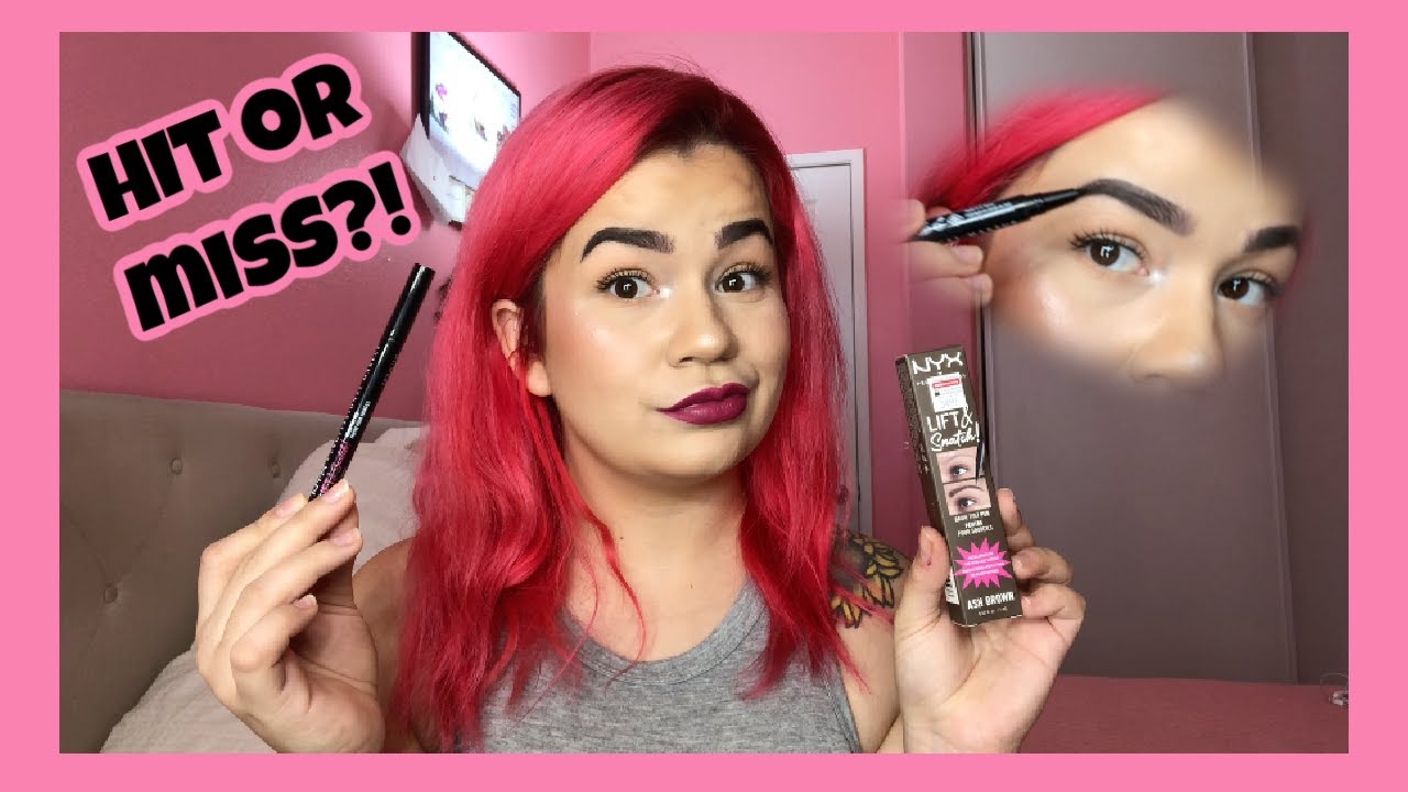 NYX  Lift and Snatch brow tint pen Review | 2 different ways to apply it!!!