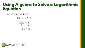 Solving Logarithmic Equations Using the Definition of Logarithmic Functions | Precalculus