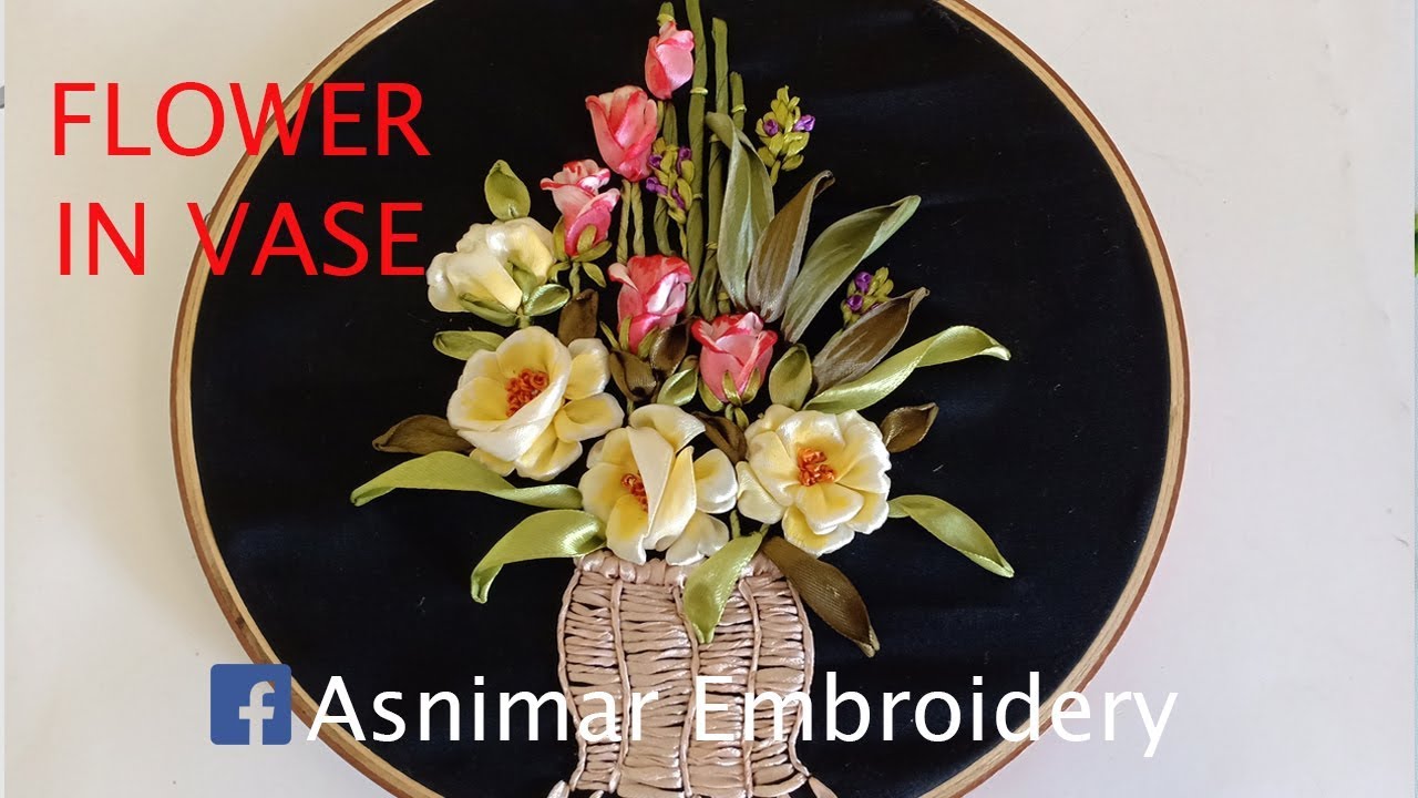 Embroidery Design - Flowers in the Vase