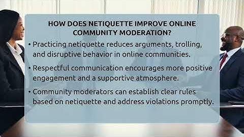 How Does Netiquette Improve Online Community Moderation? - Everyday-Networking