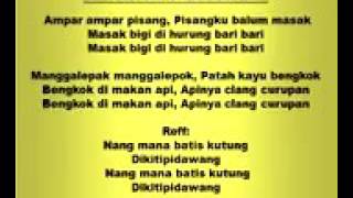Lagu Tradisional Ampar Ampar Pisang Kalimantan Selatan