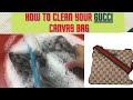 How to clean luxury bag || Canvas || Bag || Gucci