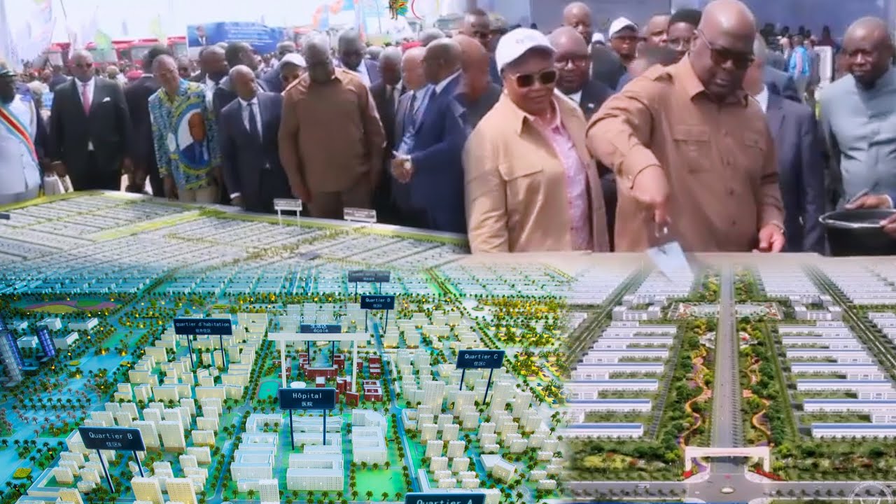 FÉLIX TSHISEKEDI, CÉRÉMONIE DE LANCEMENT DU PROJET D’EXTENSION DE LA VILLE DE KINSHASA-NOUVELLE CITÉ